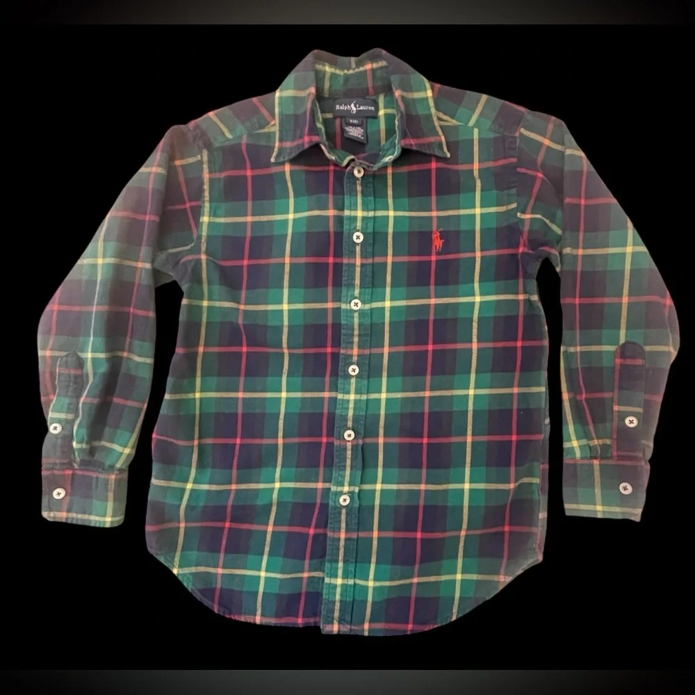 Ralph Lauren Plaid Button-Up Shirt